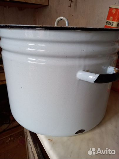 Ведро эмалированное