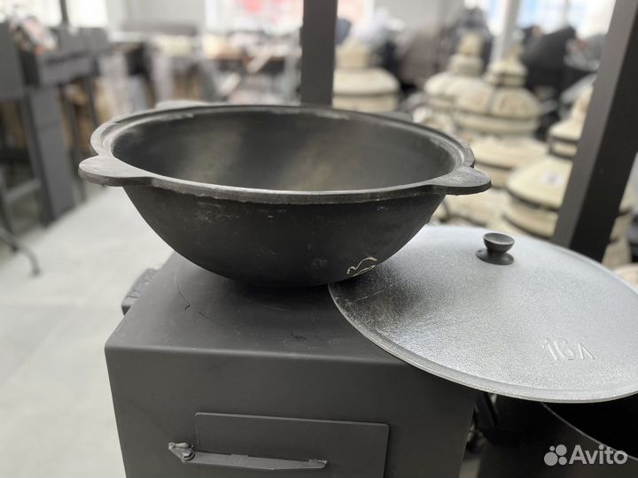 Казан чугунный 16 литров