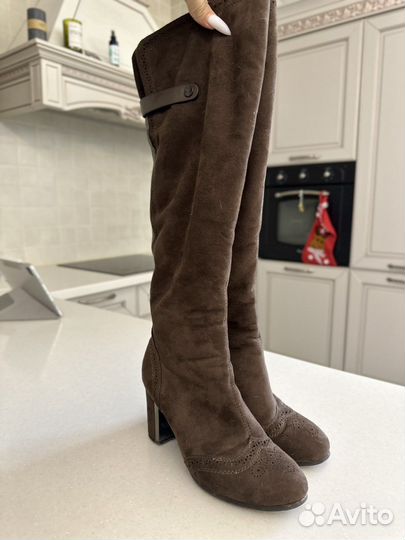 Сапоги замшевые39/40