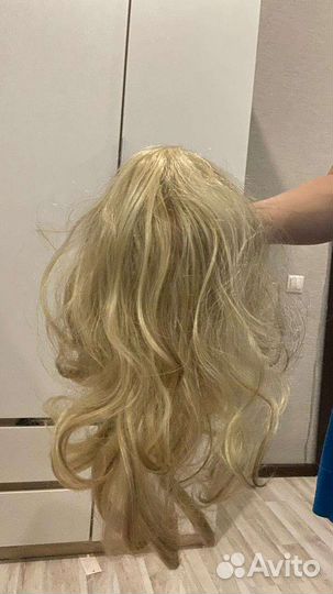Волосы для наращивания 50 см блонд