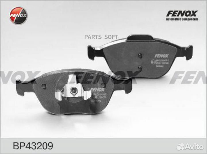 Fenox BP43209 Колодки тормозные дисковые Ford Tran