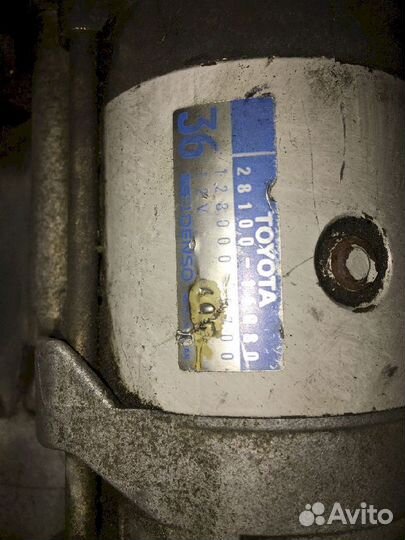 Стартер 4A Toyota Sprinter Carib AE95 2810016080 1