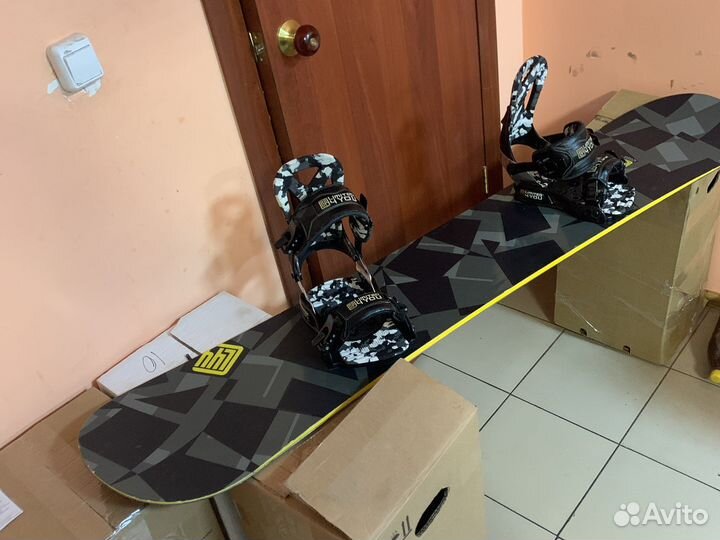 Сноуборд комплект мужской бу