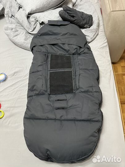 Коверт и варежки-муфты на коляску leokid