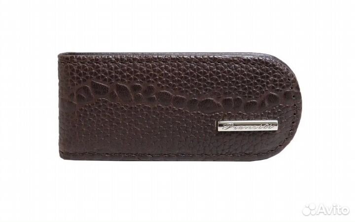 Зажим для купюр Prensiti 97349A кожа коричневый