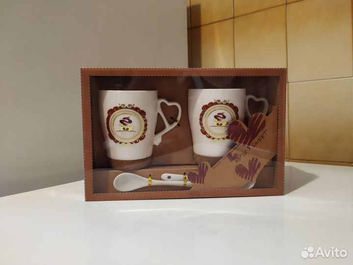 Подарочный набор кружек для чая и кофе