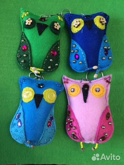 Брелоки из фетра