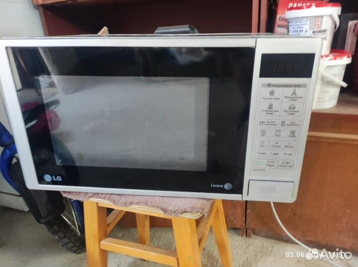 Микроволновая печь lg бу