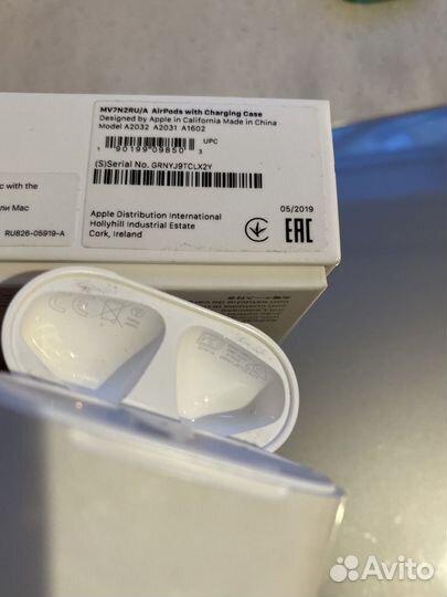 Беспроводные наушники apple airpods 2 оригинал б/у