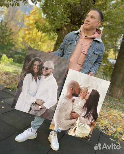 Портрет по фото на холсте, Печать на холсте