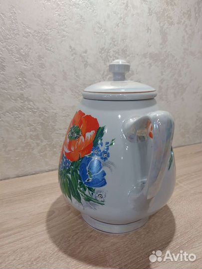 Чайник доливочный Сумский фарфор большой 3,5л