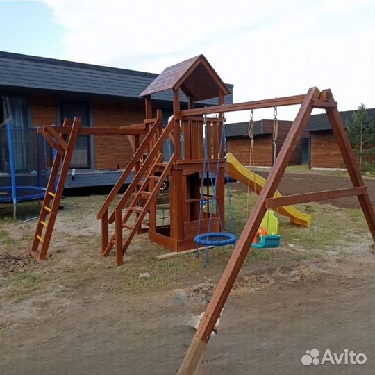 Площадка из клееного бруса