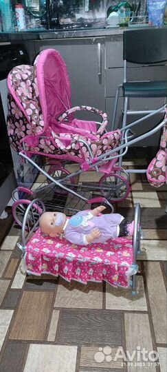 Коляска для пупса