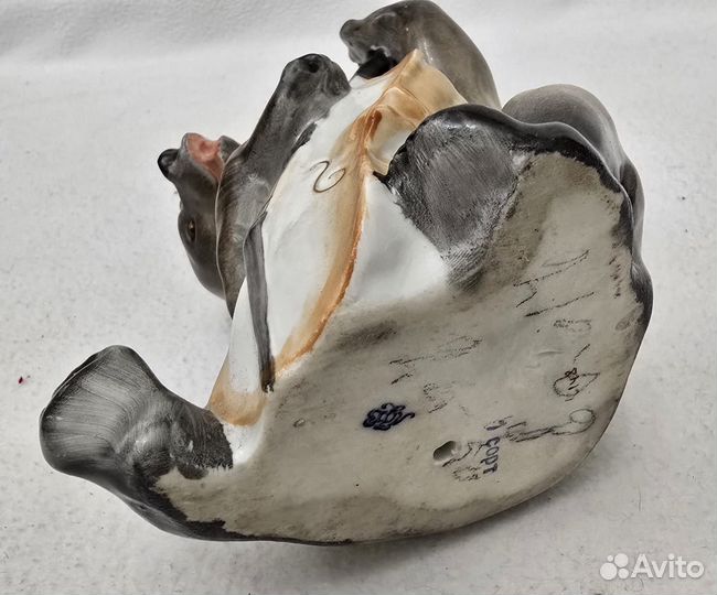 Статуэтка Мишка с контрабасом квартет лфз