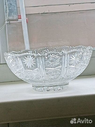 Ваза хрустальная СССР