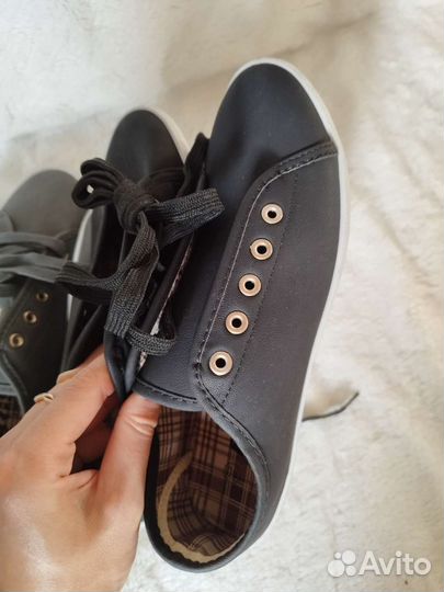 Кеды женские экокожа новые