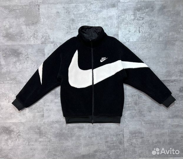 Куртка nike барашка двухсторонняя