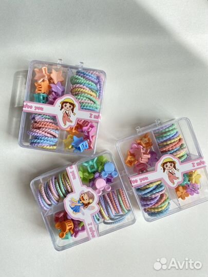 Набор резинок и заколок