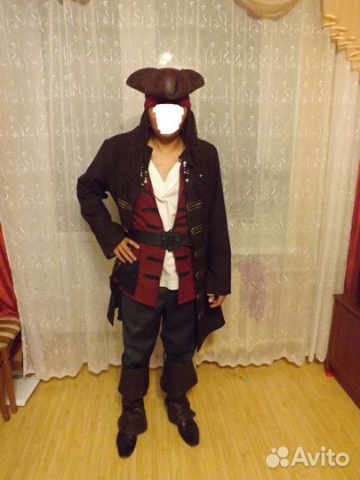 Костюм пирата Капитан Джек Воробей