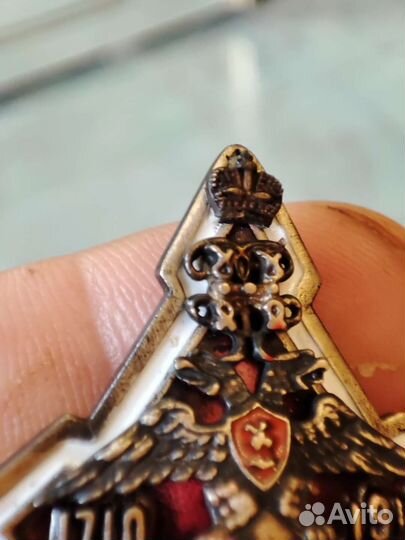 Полковой знак Выборгской крепости. Клеймо, сохран