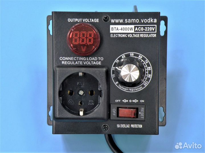 Регулятор мощности 220В 4000Вт