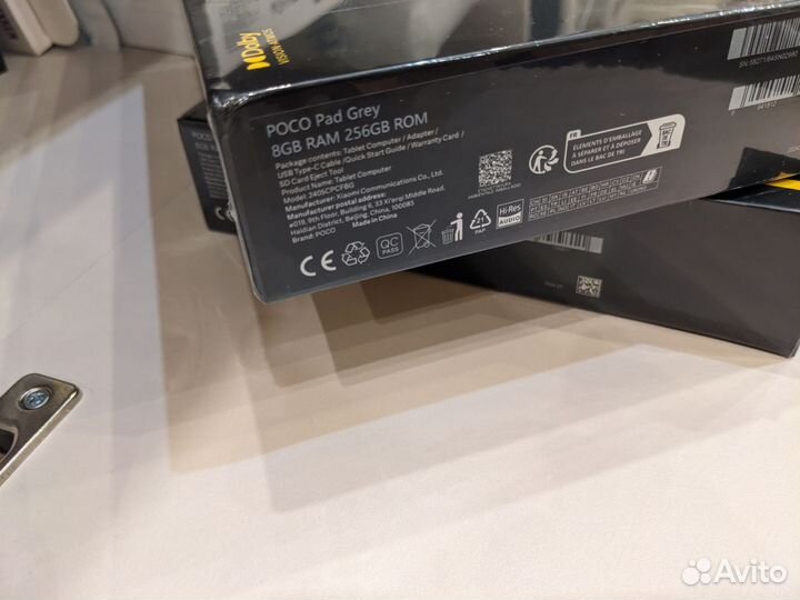Xiaomi Poco pad, 8/256, новые, запакованные