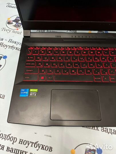RTX3060 + MSI Игровой ноутбук core i5 11490