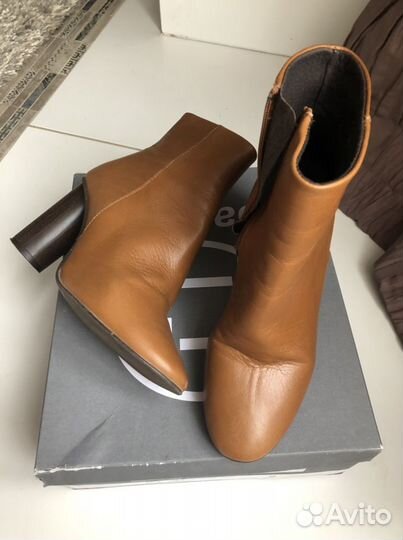 Ботинки осенние женские кожа