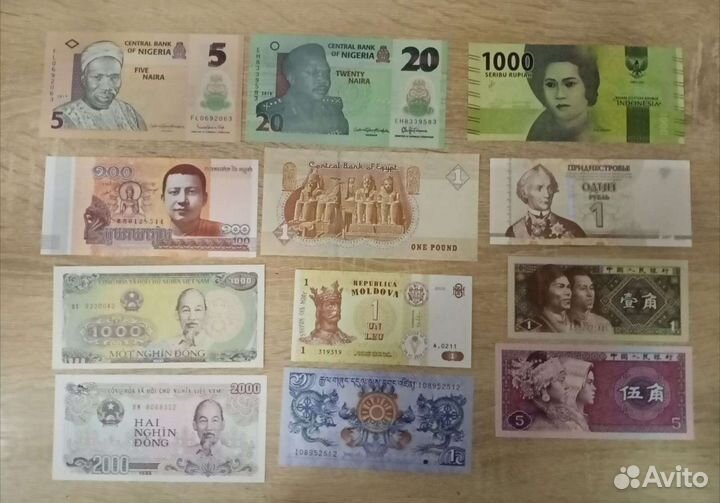 Купюры мира