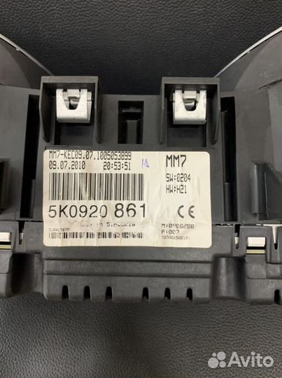 Приборная панель Volkswagen golf 6