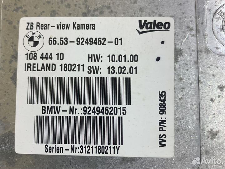 Камера заднего вида bmw f серии