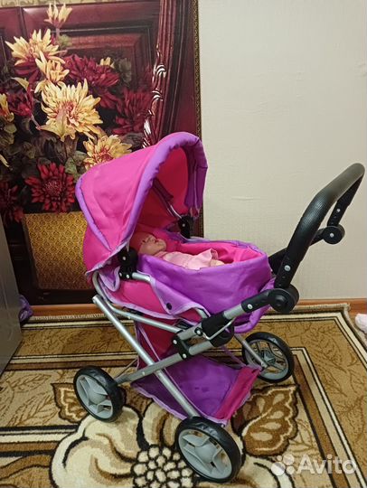 Коляска кукольная
