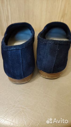 Мокасины жен. 37 разм.,нат.замша