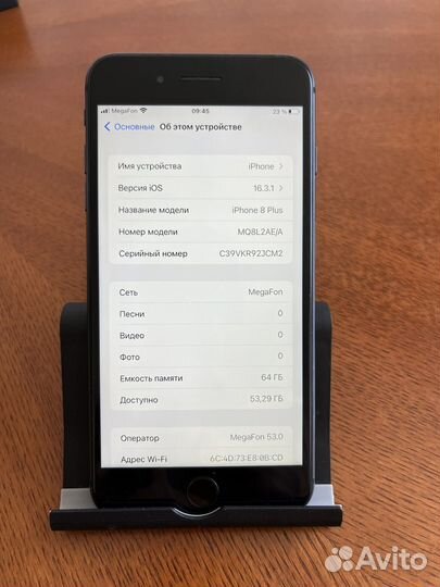iPhone 8 plus 64gb