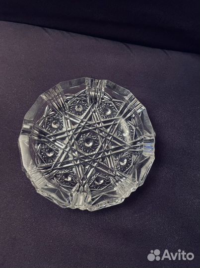 Пепельница хрустальная СССР