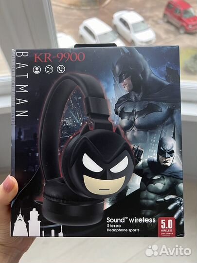 Детские беспроводные bluetooth наушники Batman