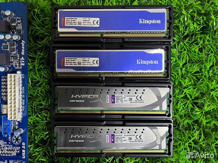 Комплект Мат Плата + Xeon 1230v2 + DDR3 16Gb + SSD