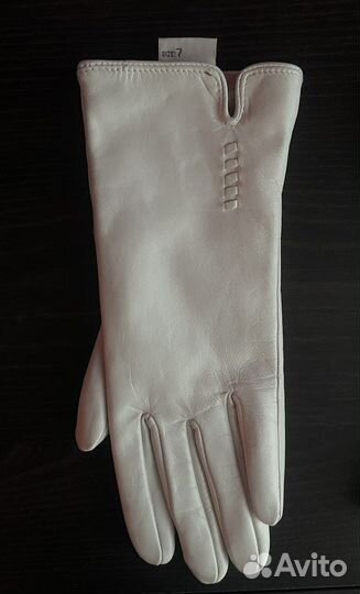 Перчатки женские кожаные 7 размер