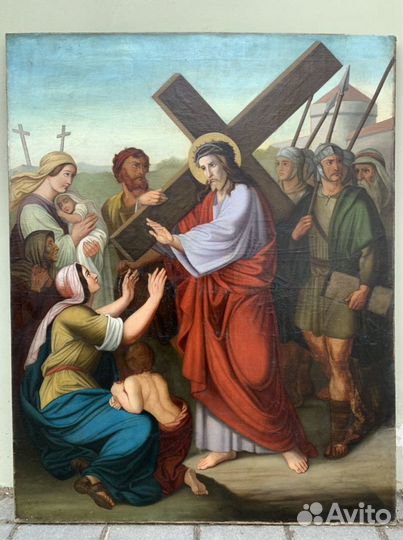 Картина на Церковную тему. Крестный путь