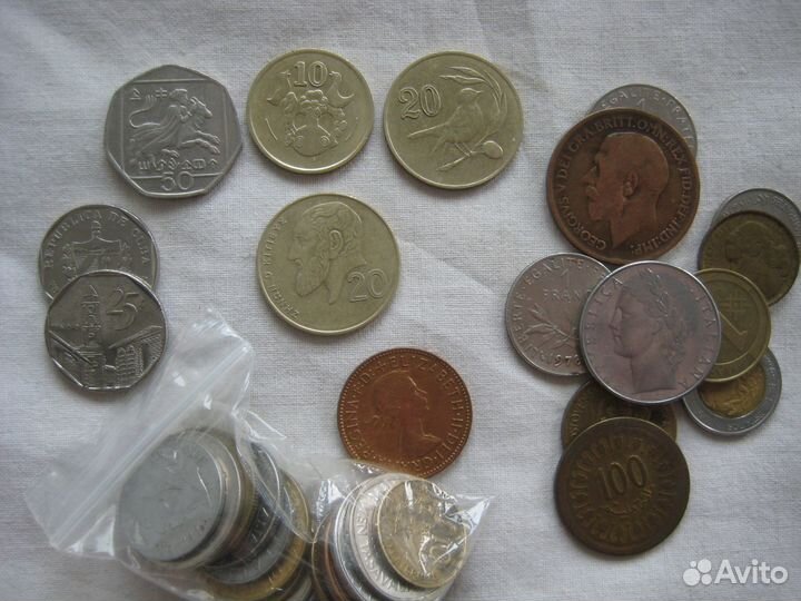 Монеты Австралия, Мексика, Куба и др