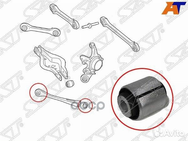 Сайлентблок задней поперечной тяги BMW 1 F2# 1