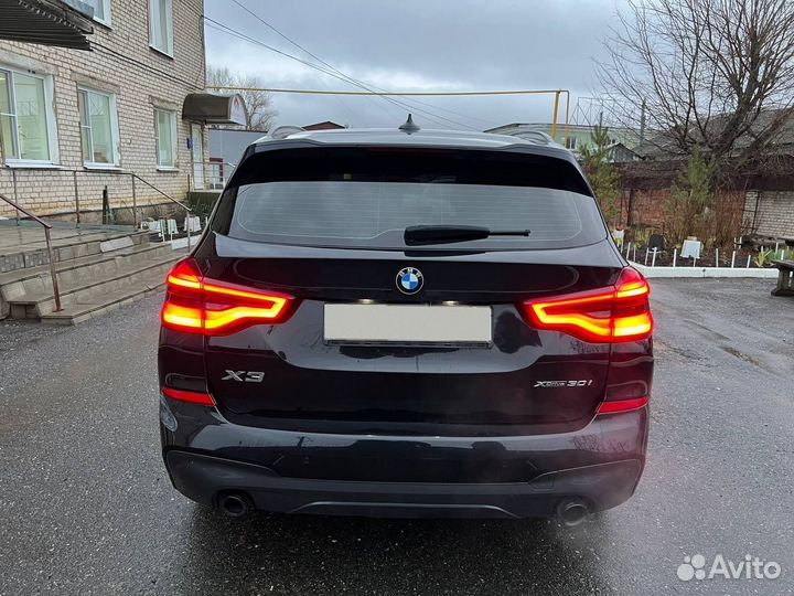 BMW X3 2.0 AT, 2018, битый, 126 000 км