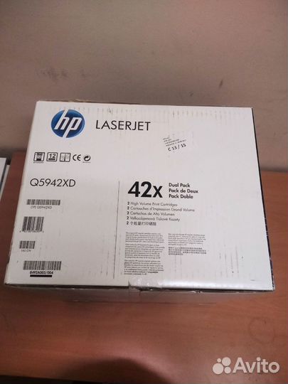 Картридж HP Q5942XD Black