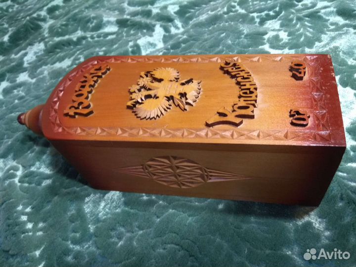 Бутыль бутылка деревянная 