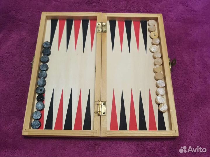 Шахматы нарды 21 на 20 см дерево