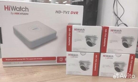 Всепогодный комплект видеонаблюдения HiWatch