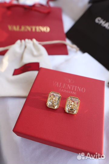 Серьги Valentino