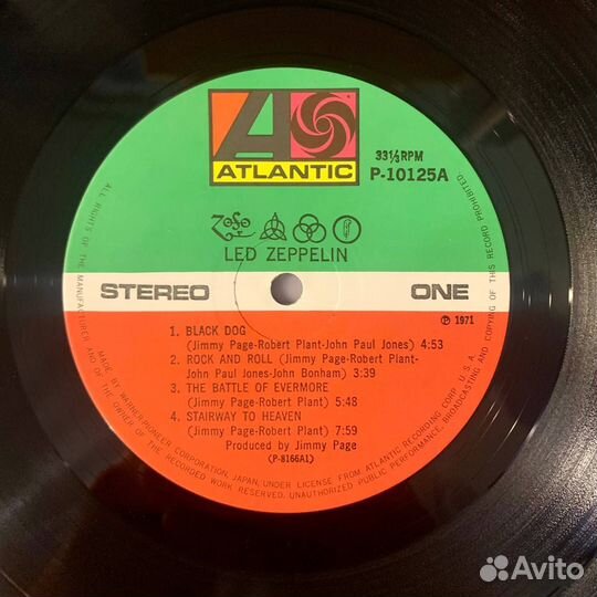 Led Zeppelin - Untitled IV (1976 Reissue, OBI)