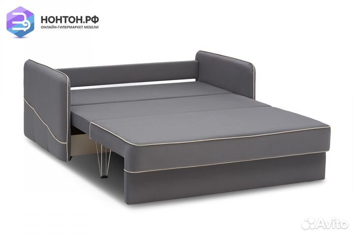 Диван еврокнижка Энерджи темно-серый