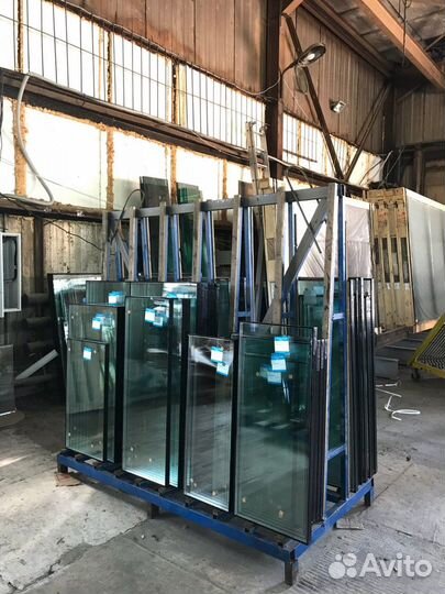 Замена стеклопакета без рамы